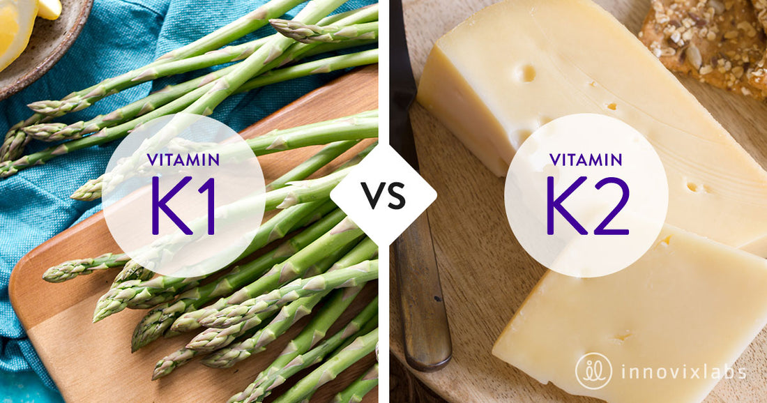 Vitamin K1 vs K2: a side-by-side comparison
