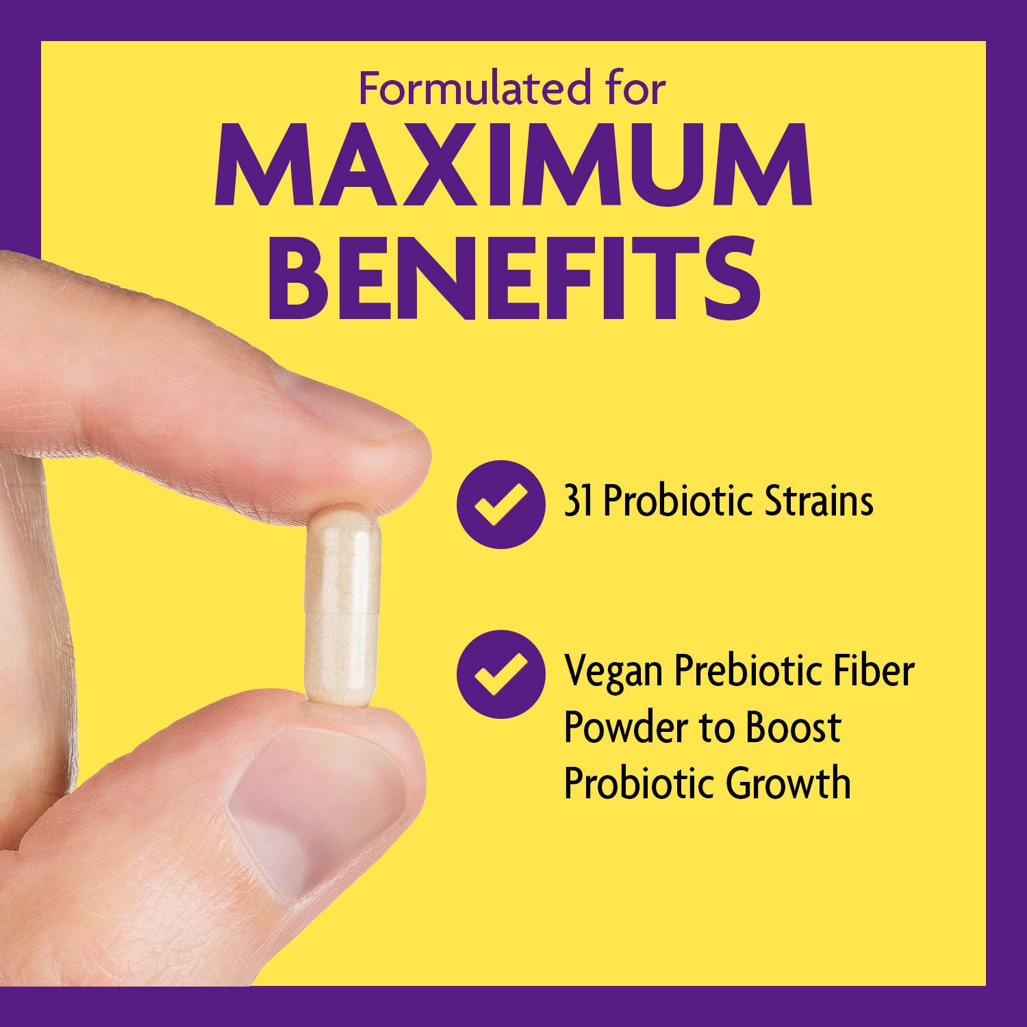 Formulated for Maximum Benefits - InnvoixLabs Multi-Strain Probiotic