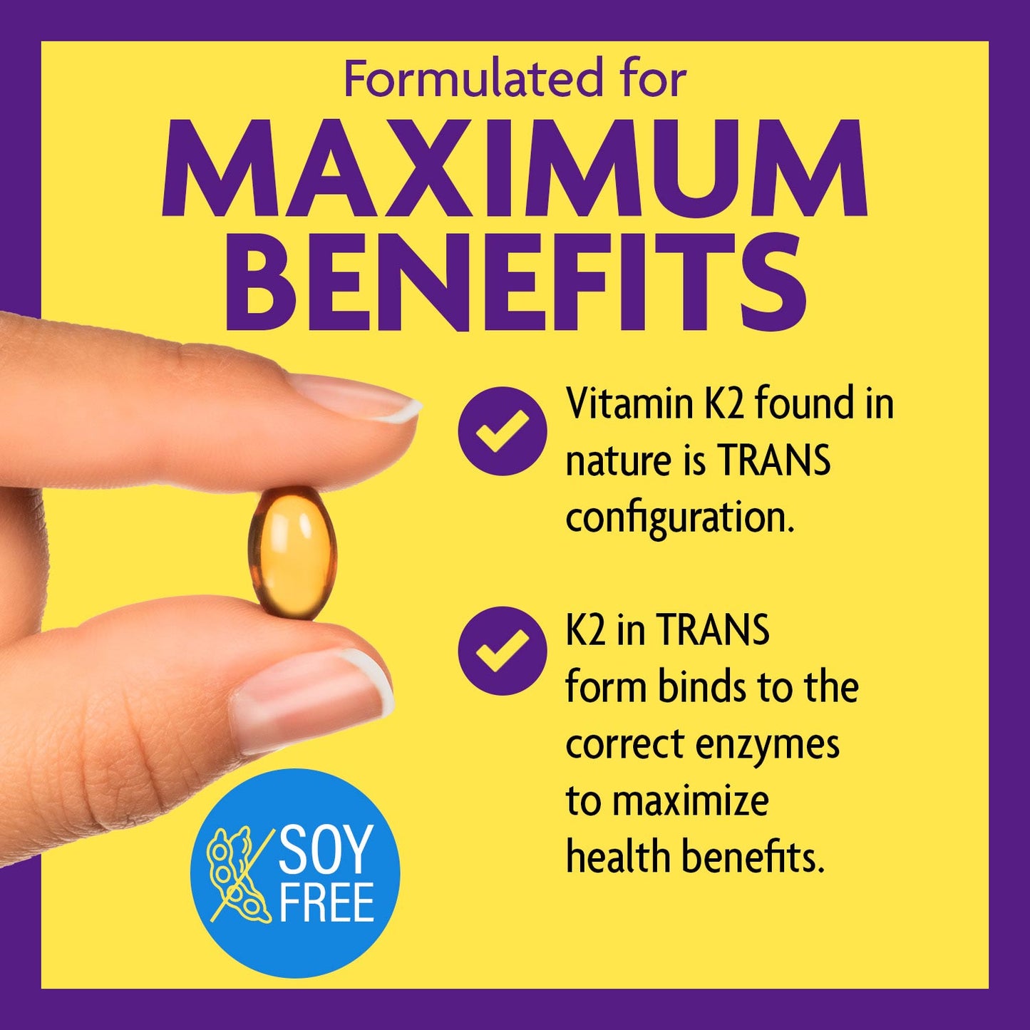 Maximum Benefits infographic - InnovixLabs Vitamin D3 + K2