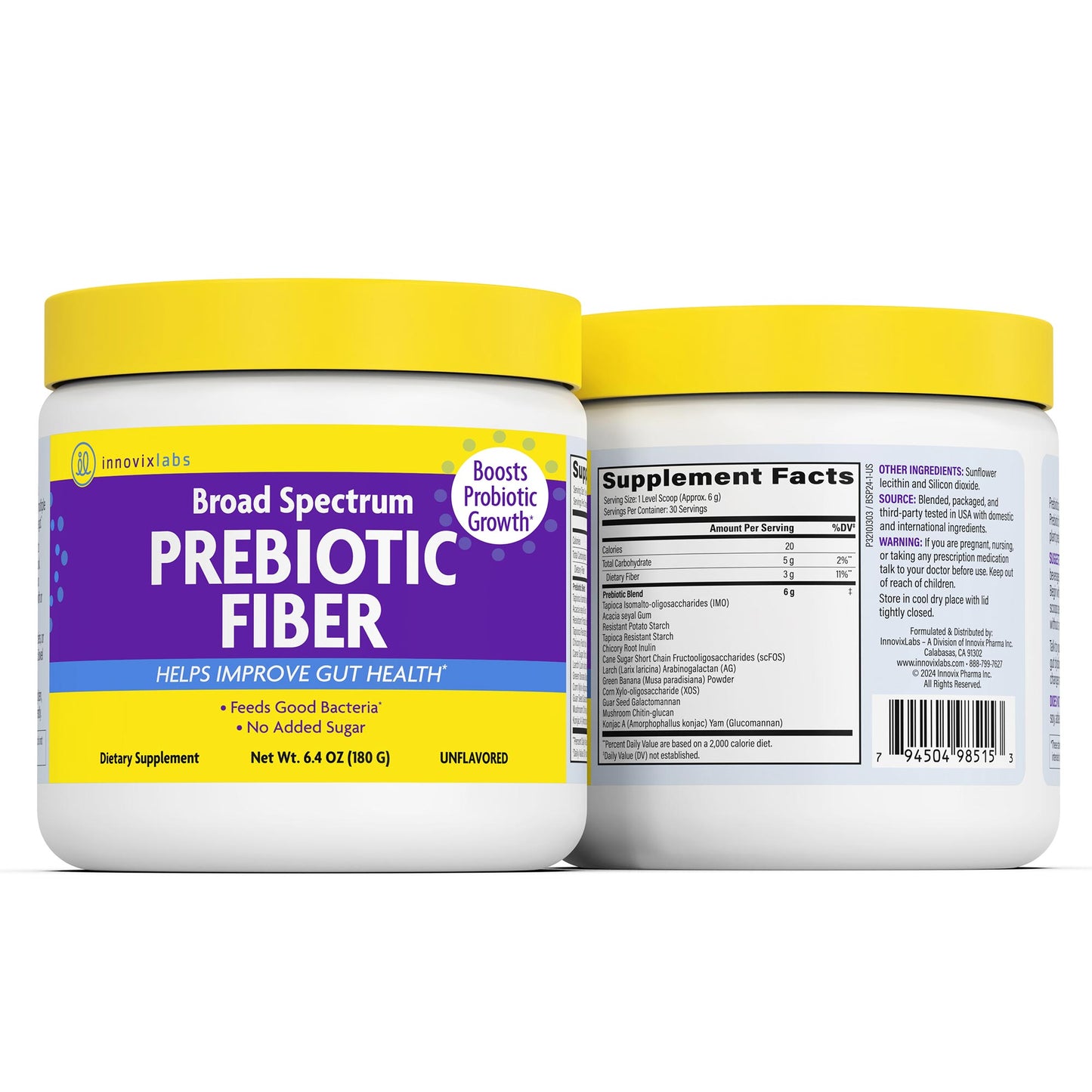 Broad Spectrum Prebiotic Fiber