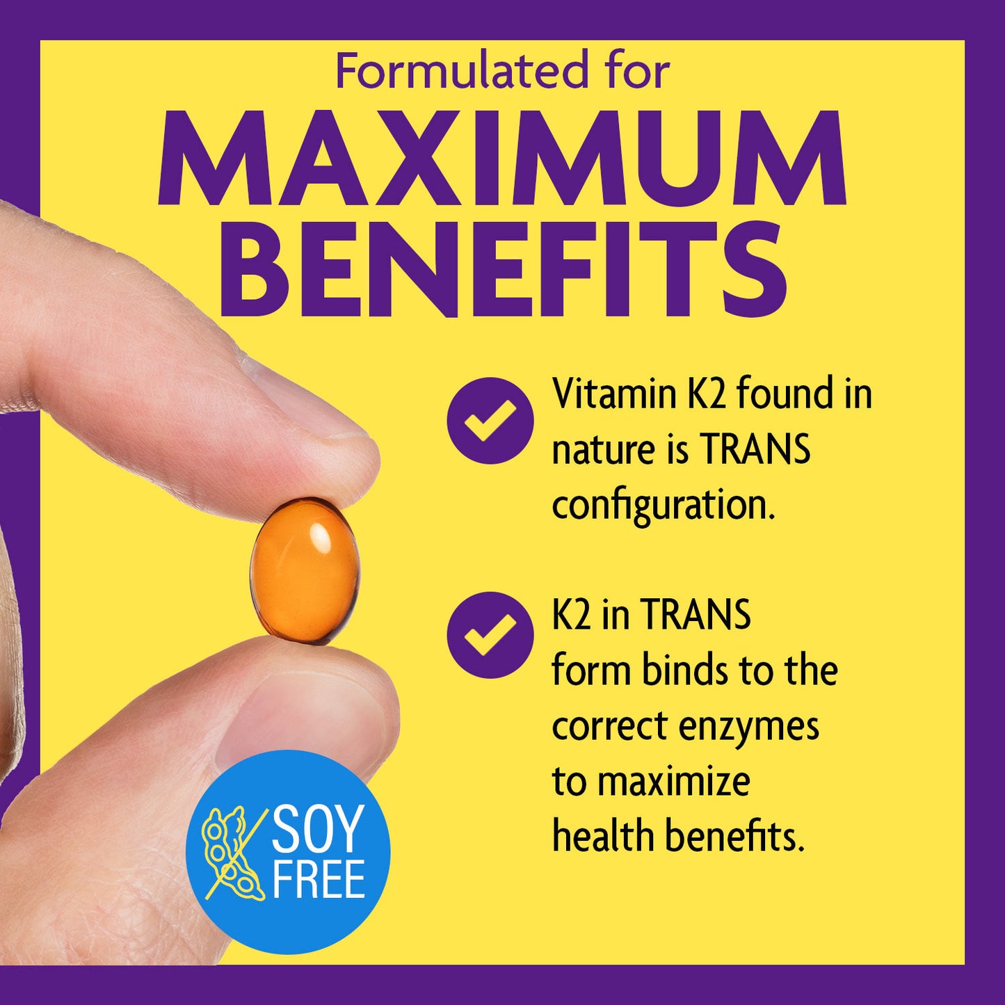 Maximum Benefits infographic