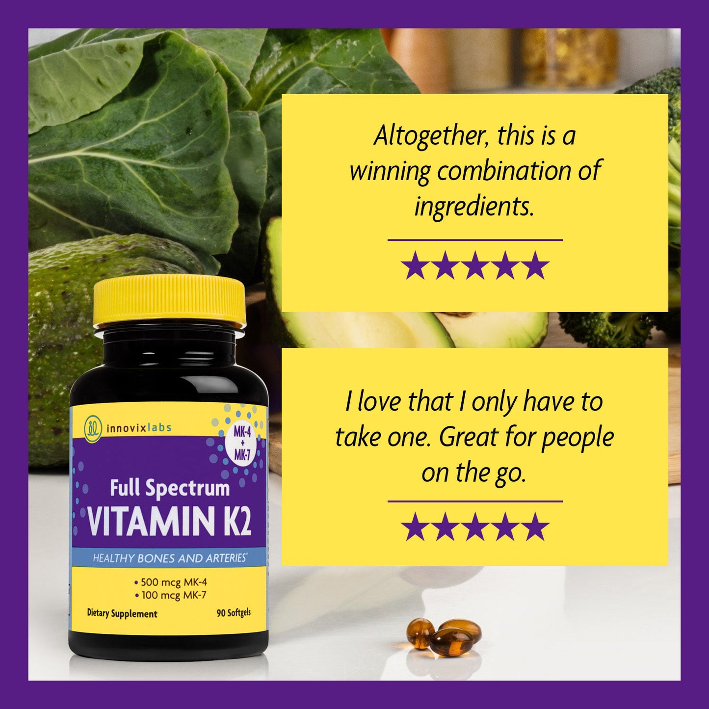 InnovixLabs Full Spectrum Vitamin K2