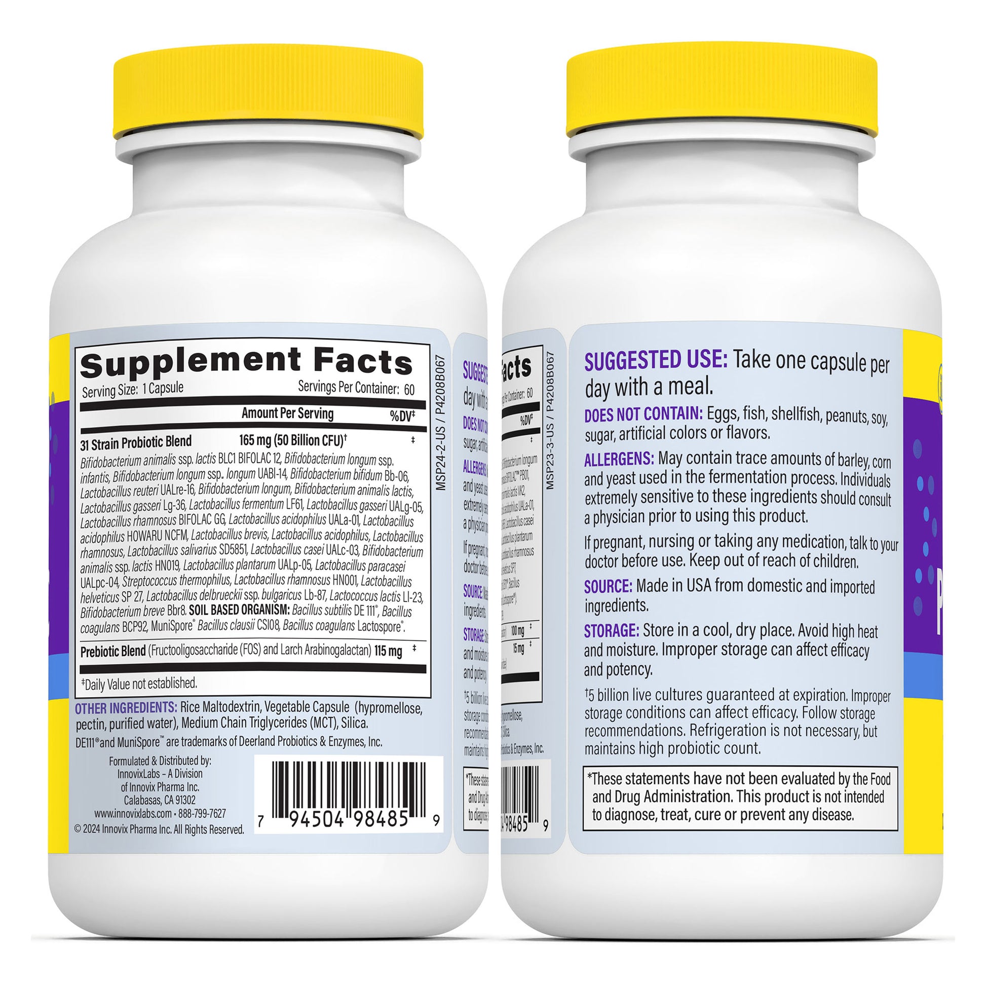 InnvoixLabs Multi-Strain Probiotic