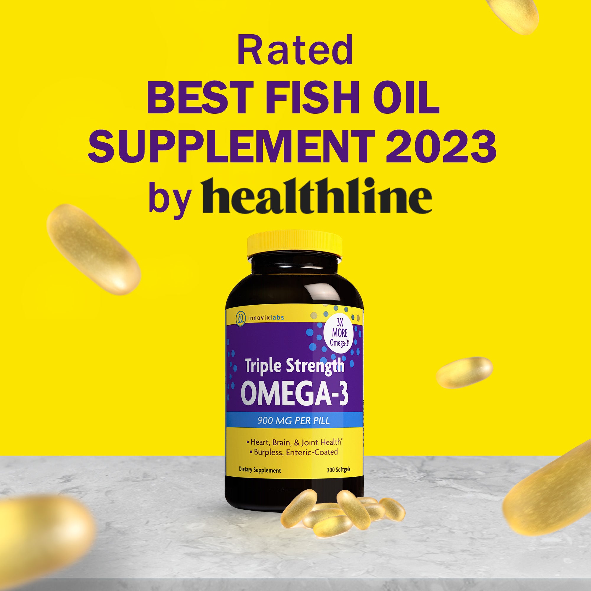 Triple Strength Omega 3 InnovixLabs