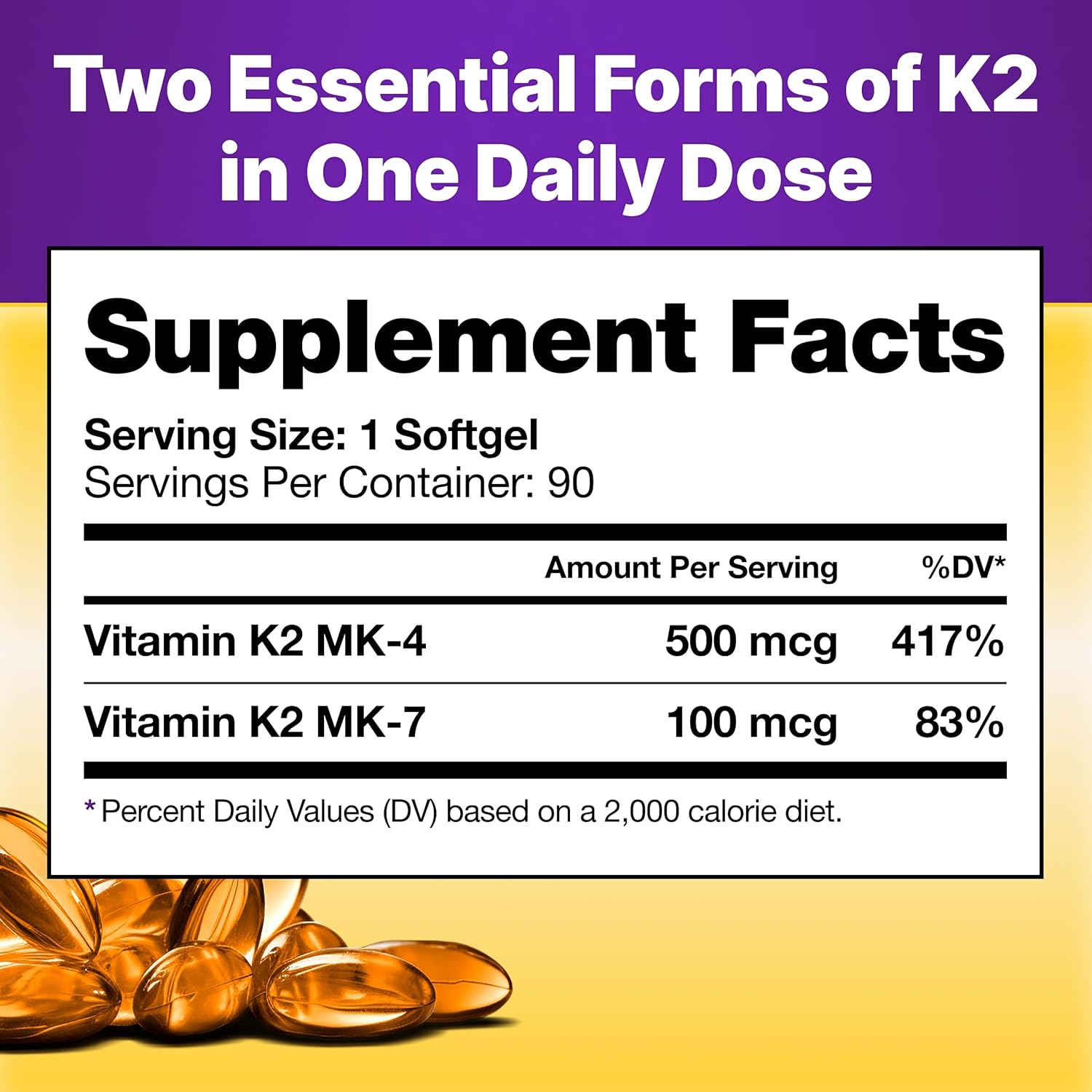 Full Spectrum Vitamin K2 | MK-4 and MK-7 Supplement - InnovixLabs