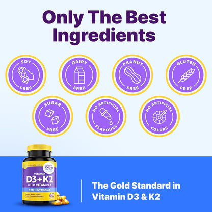 Vitamin D3 + K2 (with Vitamin A)