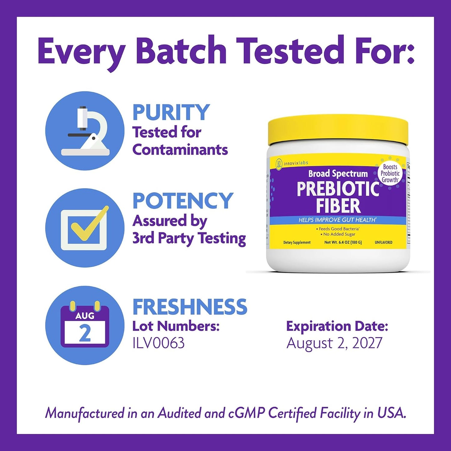 Broad Spectrum Prebiotic Fiber